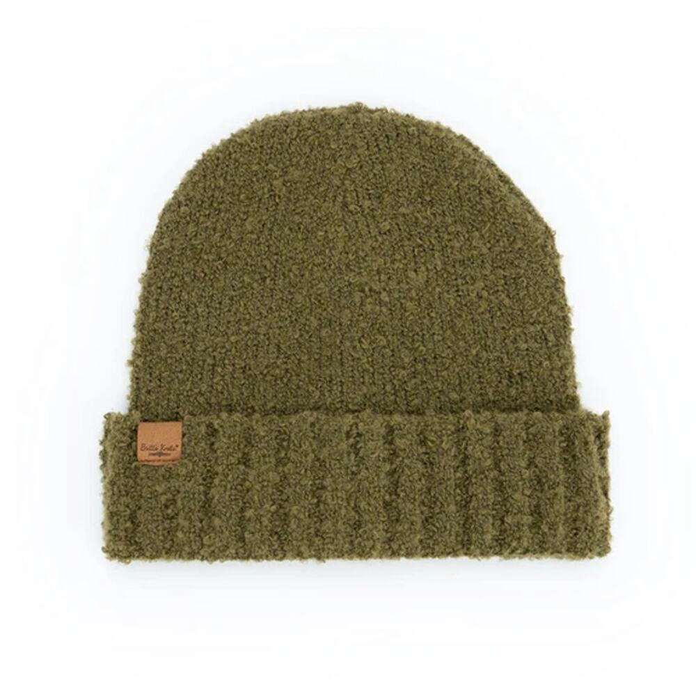 Britt's Knits Women's Olive Green Common Good Recycled Beanie Hat